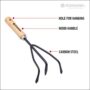 Wooden Handle Cultivator – Corona